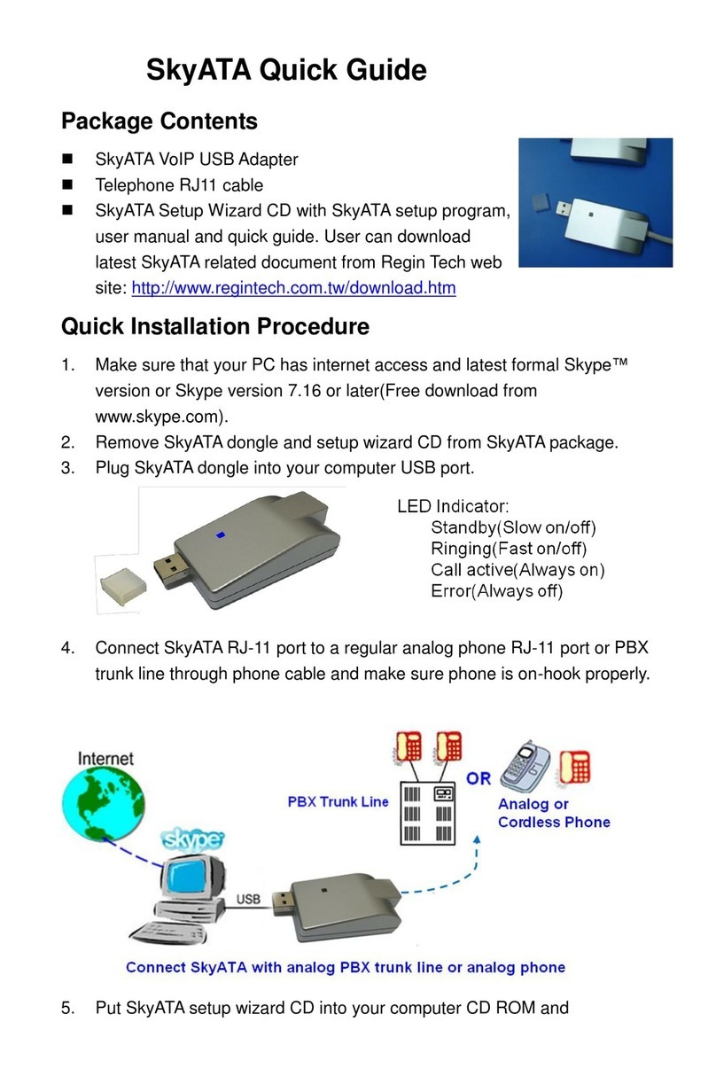 Regin SkyATA quick guide