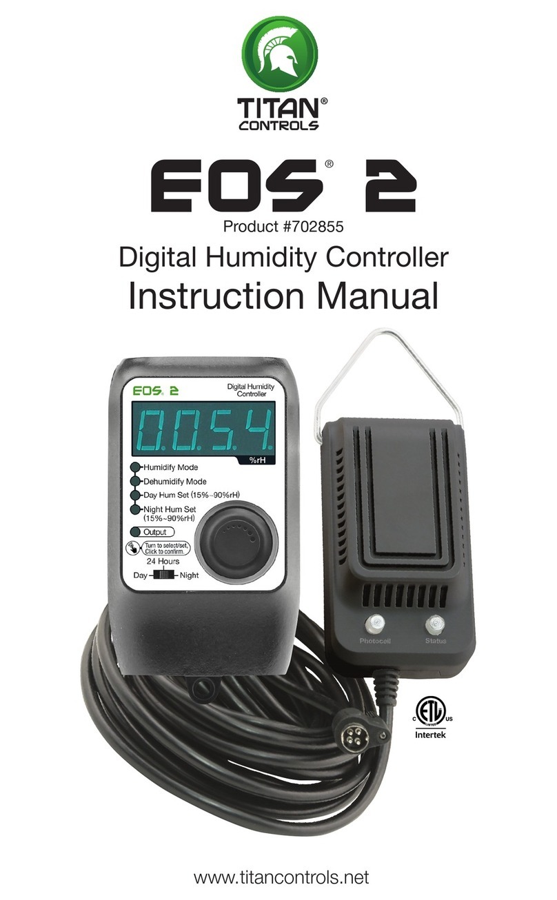 Titan Controls Eos 2 instruction manual