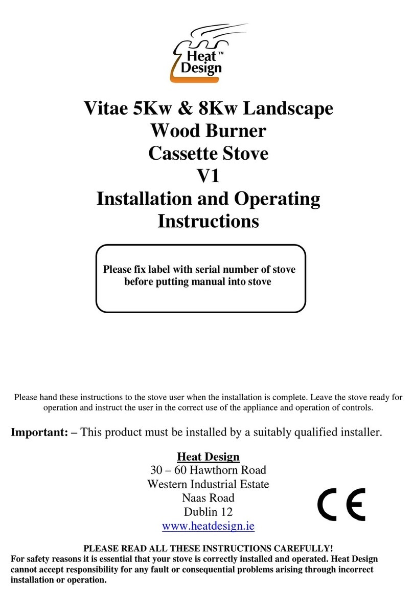 Heat Design Vitae 5Kw Installation and operating instructions