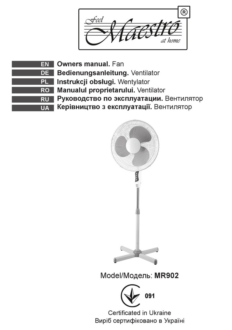 Maestro MR902 owner's manual