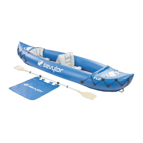 Sevylor 1 Person Sit On Top Kayak (Non Covered) instructions