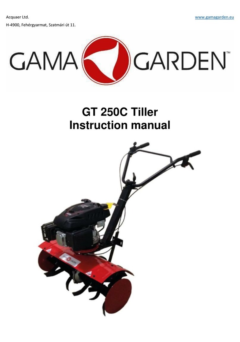 Gama Garden GT 250C instruction manual