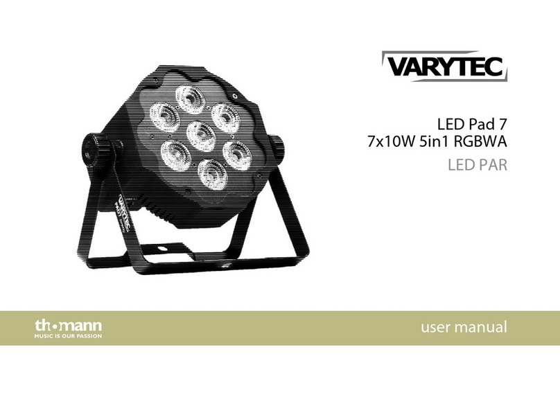 thomann VARYTEC LED Pad 7 user manual
