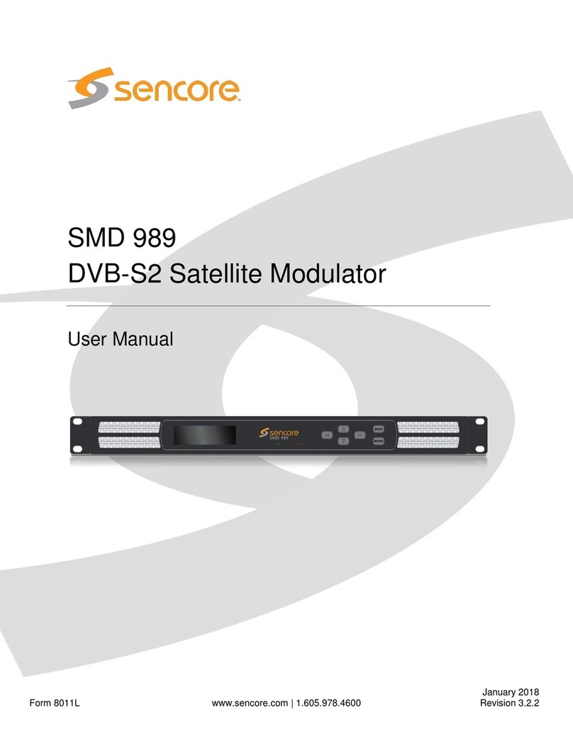 Sencore SMD 989 user manual