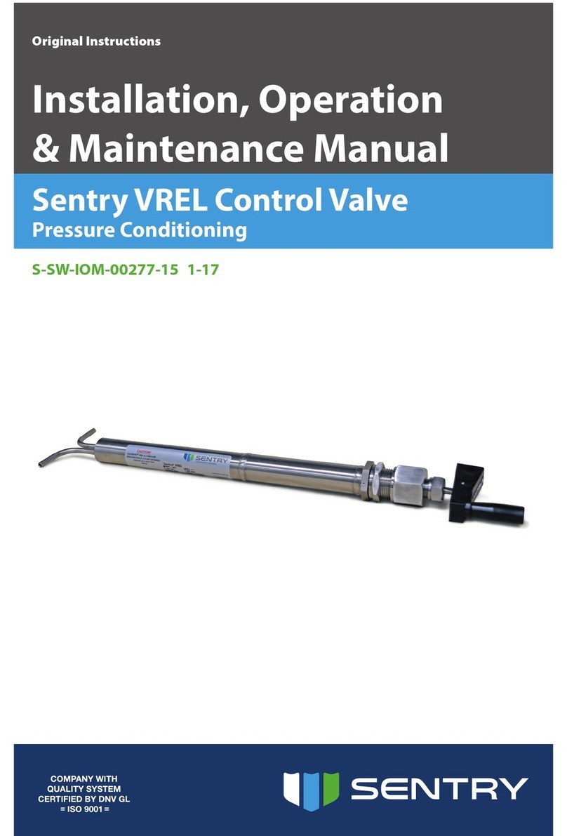 Sentry VREL Installation, operation & maintenance manual