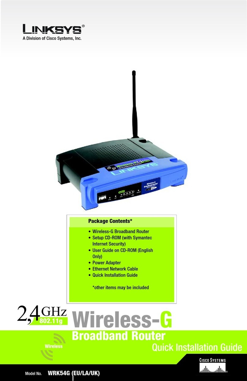 Linksys WRK54G User manual