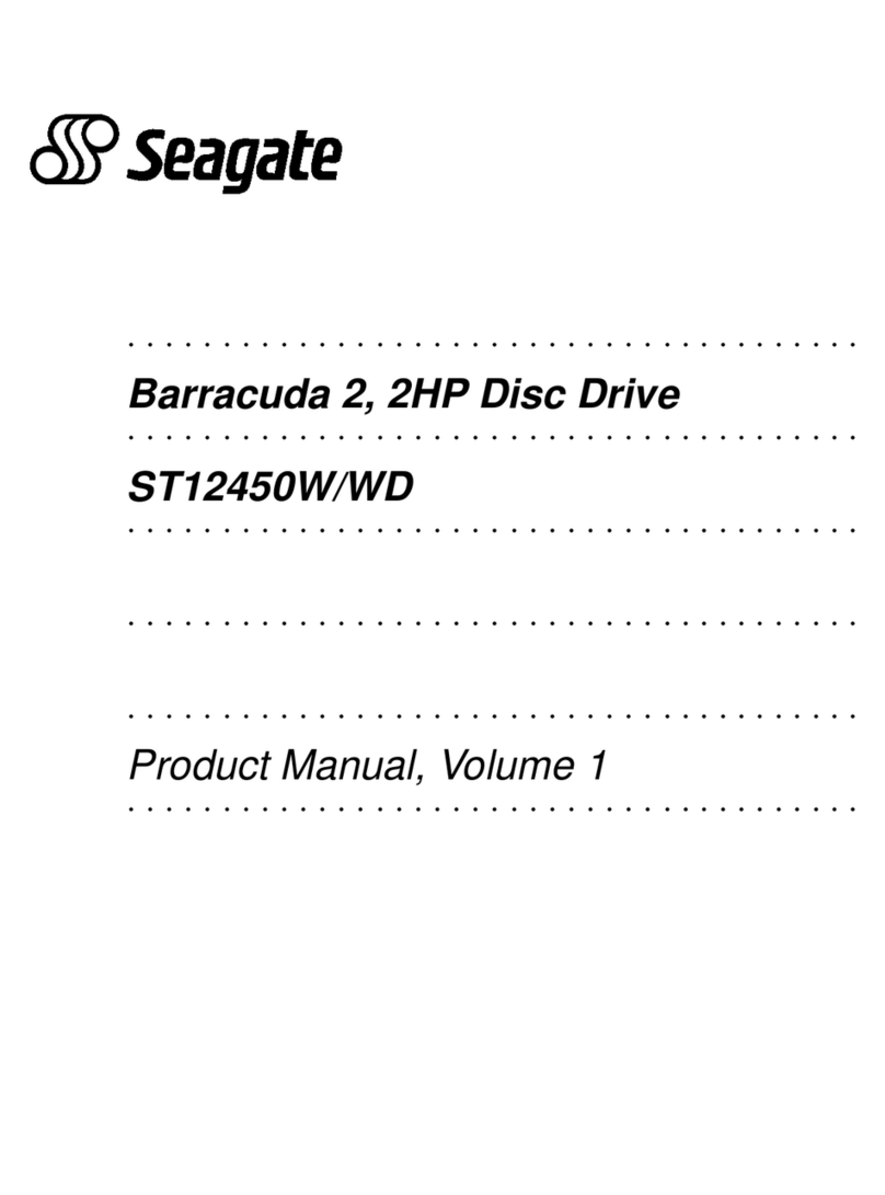 Seagate ST12450W User manual