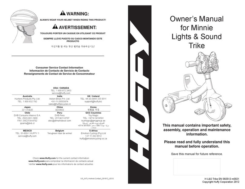 Huffy Minnie Lights & Sound User manual