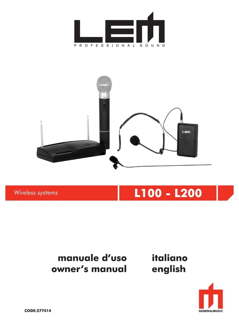 LEM L100-RX owner's manual