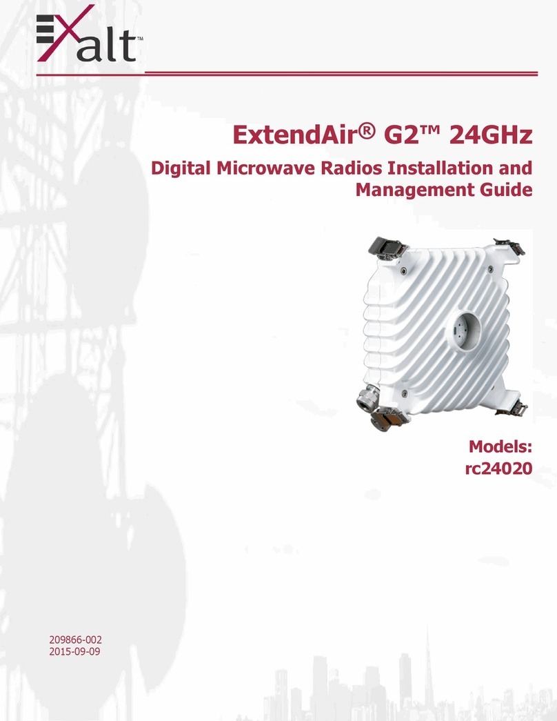 Exalt ExtendAir G2 Programming manual Exalt ExtendAir G2 Programming manual