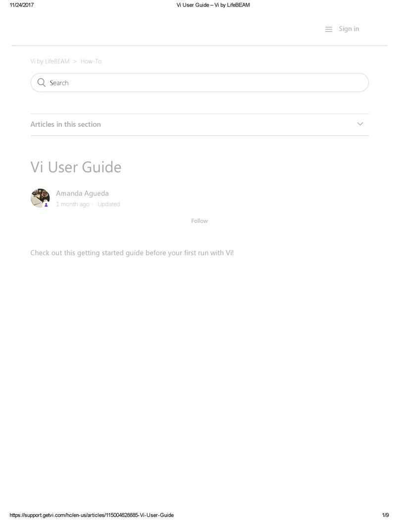 lifeBeam Vi user guide