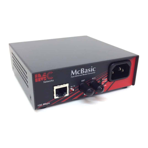 IMC Networks McBasic TX/FX User manual