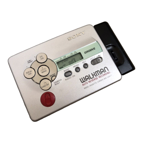 Sony Walkman WM-GX677 User manual