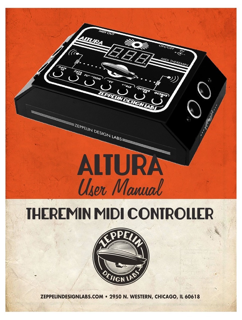 Zeppelin Design Labs Altura Theremin user manual