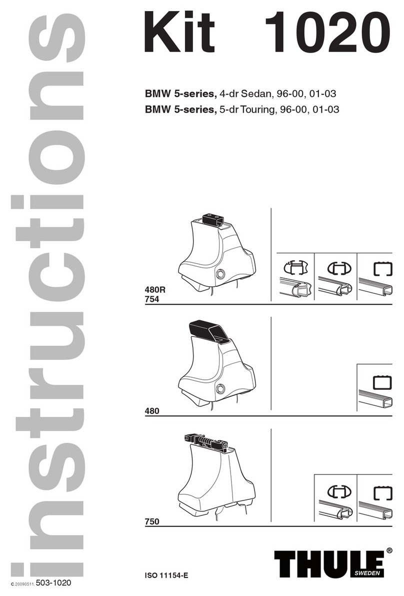 Thule 1020 Kit User manual Thule 1020 Kit User manual