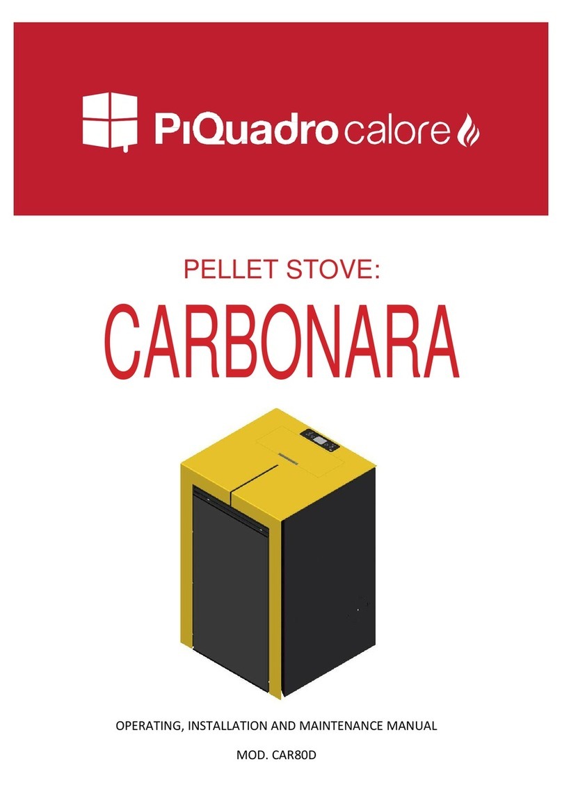 PIQUADRO CALORE CARBONARA CAR80D Operating, installation and maintenance manual