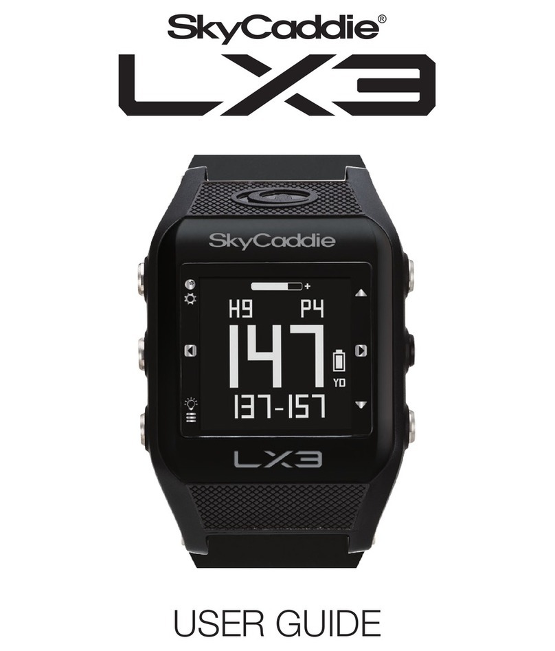 SkyGolf SkyCaddie LX3 user guide