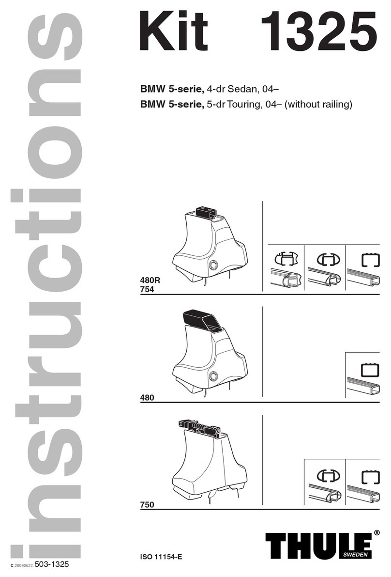 Thule 1325 Kit User manual Thule 1325 Kit User manual