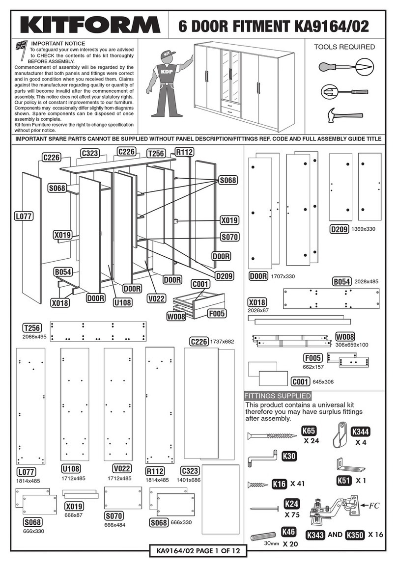 Kit-Form KA9164/02 User manual