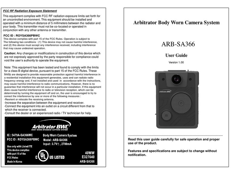 Arbitrator BWC ARB-SA366 user guide