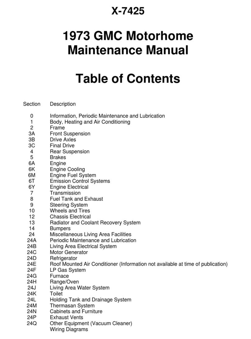 GMC X-7425 1973 Maintenance manual
