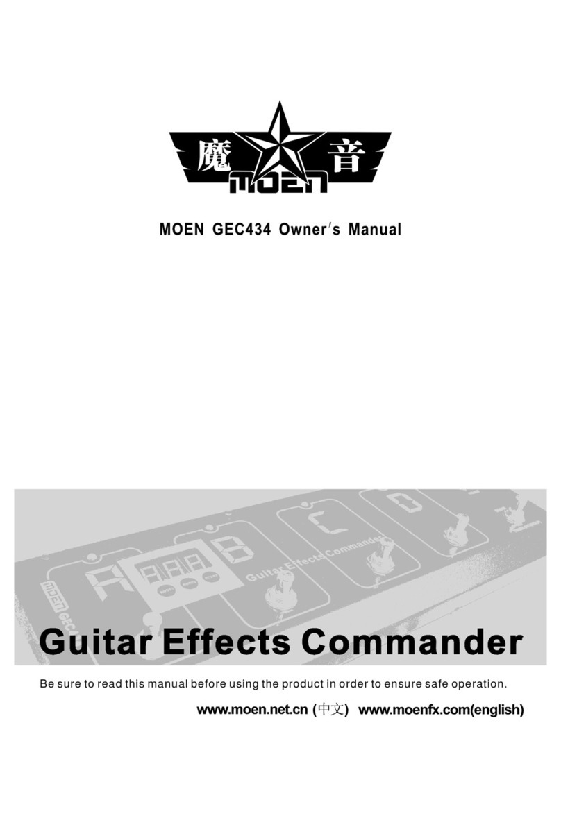 Moen GEC434 owner's manual