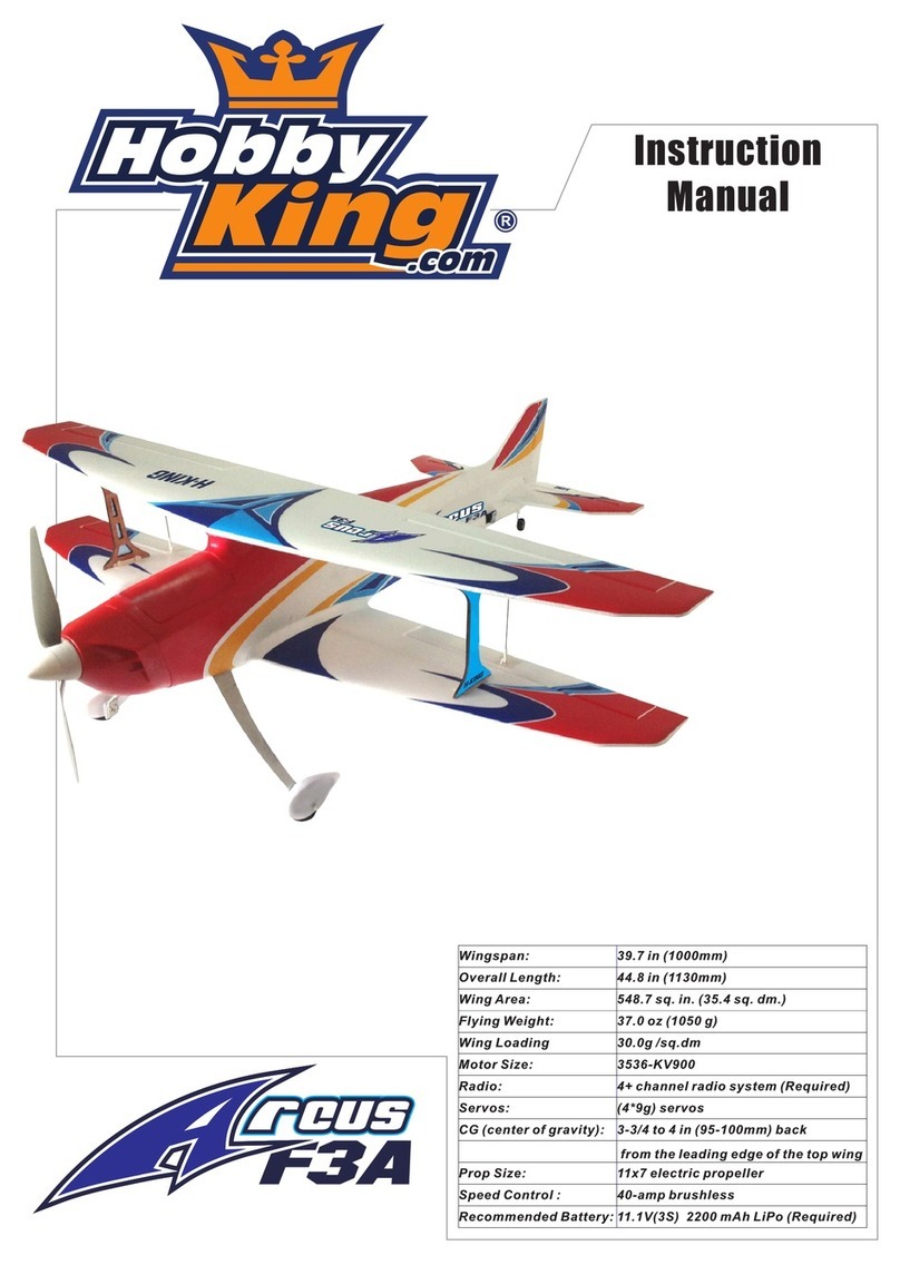 Hobby King Arcus F3A User manual