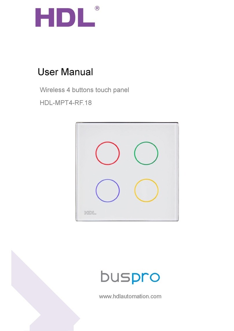 HDL HDL-MPT4-RF.18 user manual