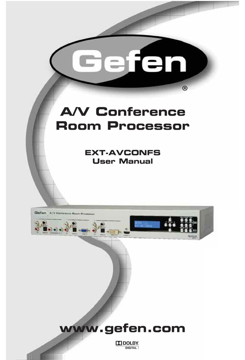 Gefen EXT-AVCONFS user manual