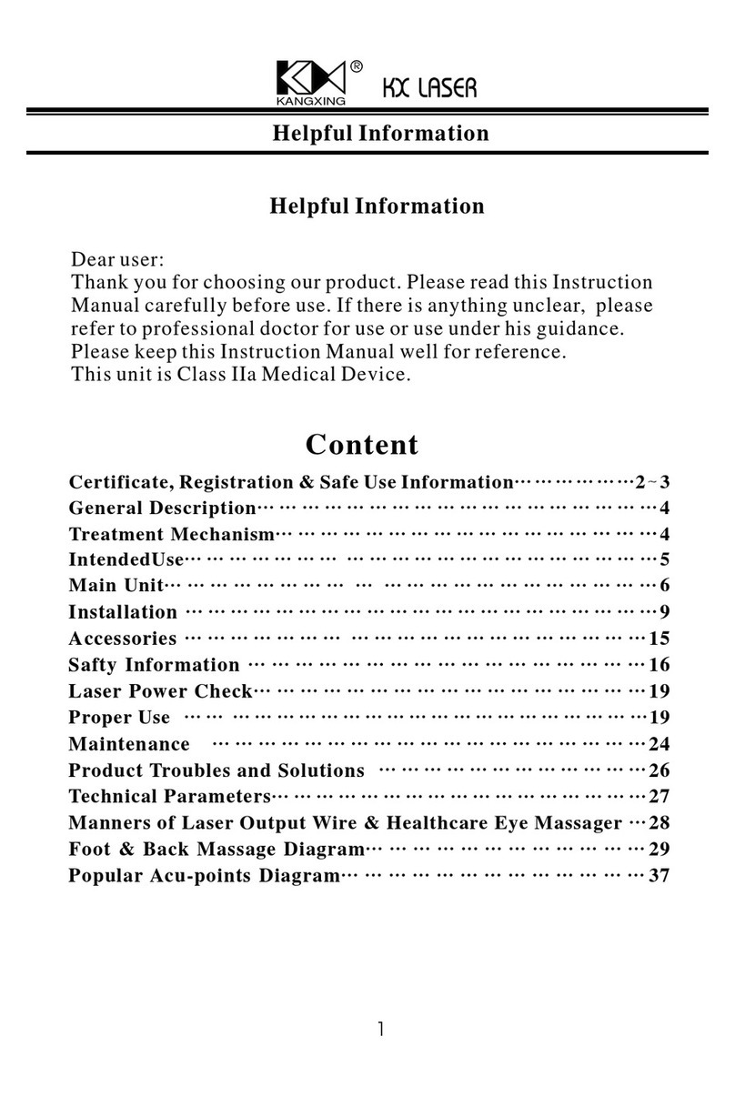 Laser GX 2000 B manual
