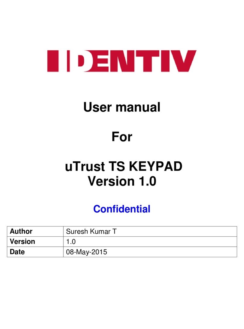 Identiv uTrust TS keypad user manual