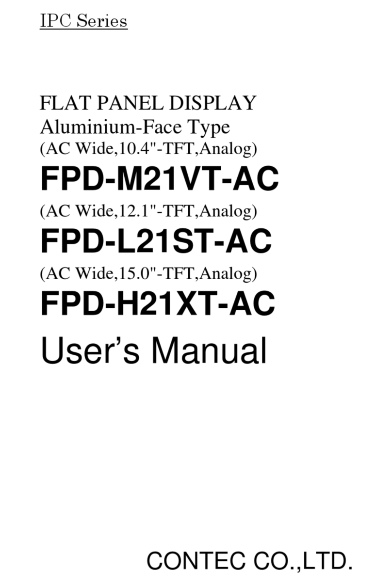 Contec FPD-M21VT-AC User manual