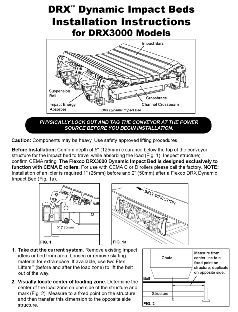 Flexco DRX3000 installation instructions