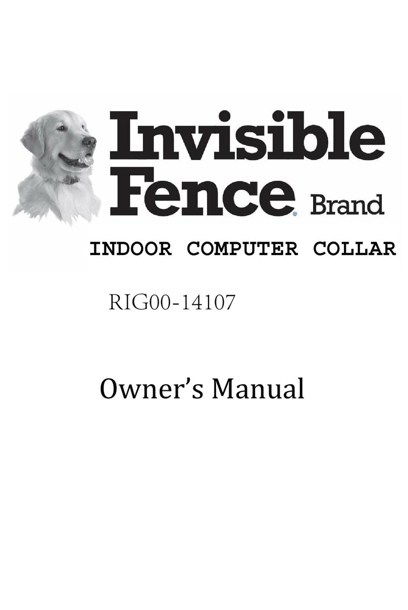INVISIBLE FENCE RIG00-14107 User manual INVISIBLE FENCE RIG00-14107 User manual