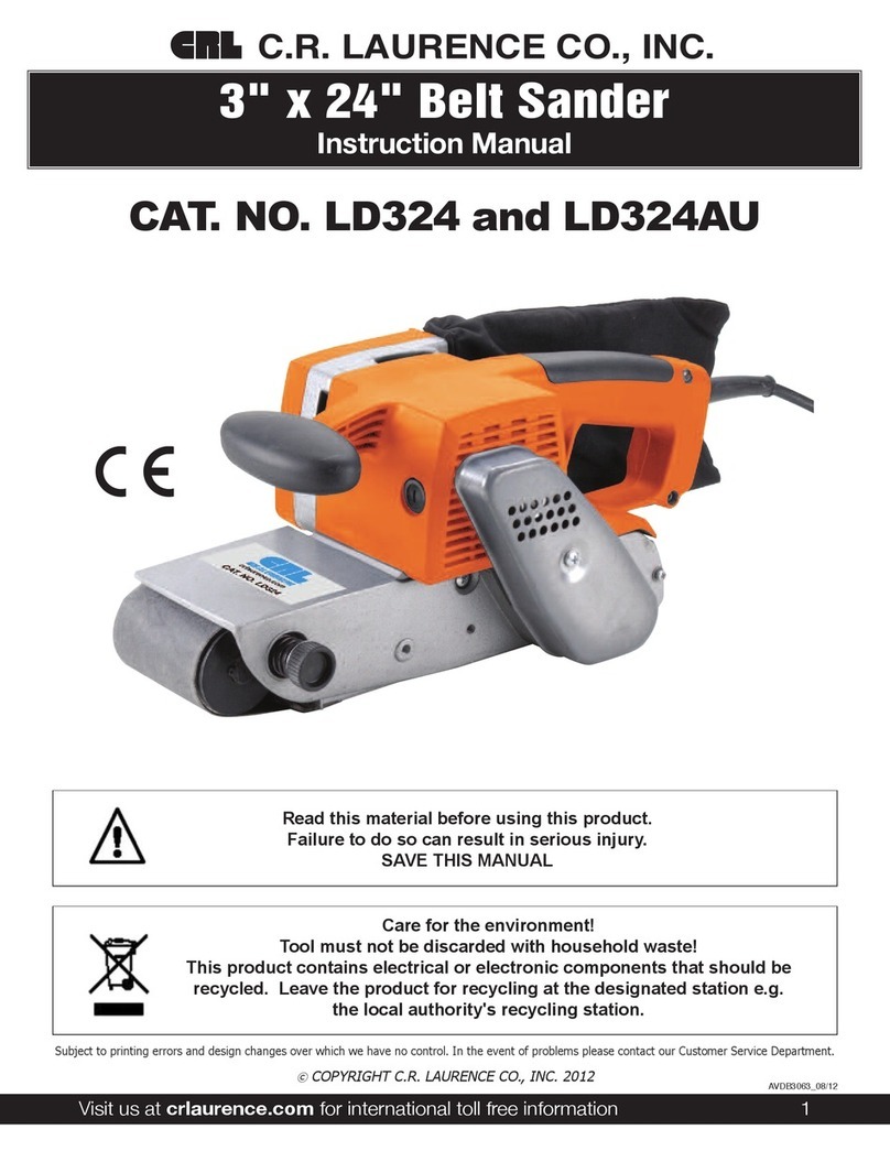 C.R. Laurence LD324 Instruction manuals