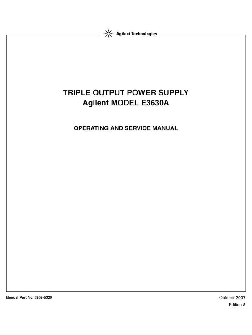 Agilent Technologies E3630A Service manual Agilent Technologies E3630A Service manual