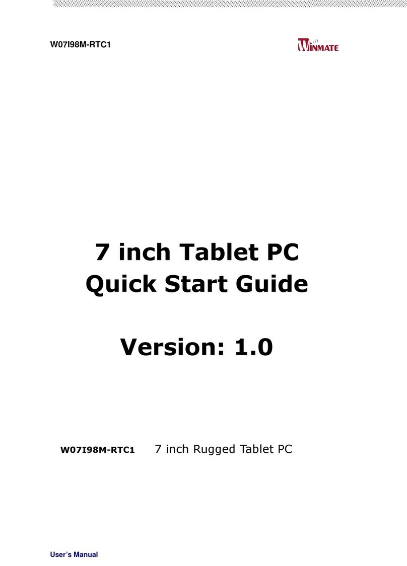 Winmate W07I98M-RTC1 quick start guide