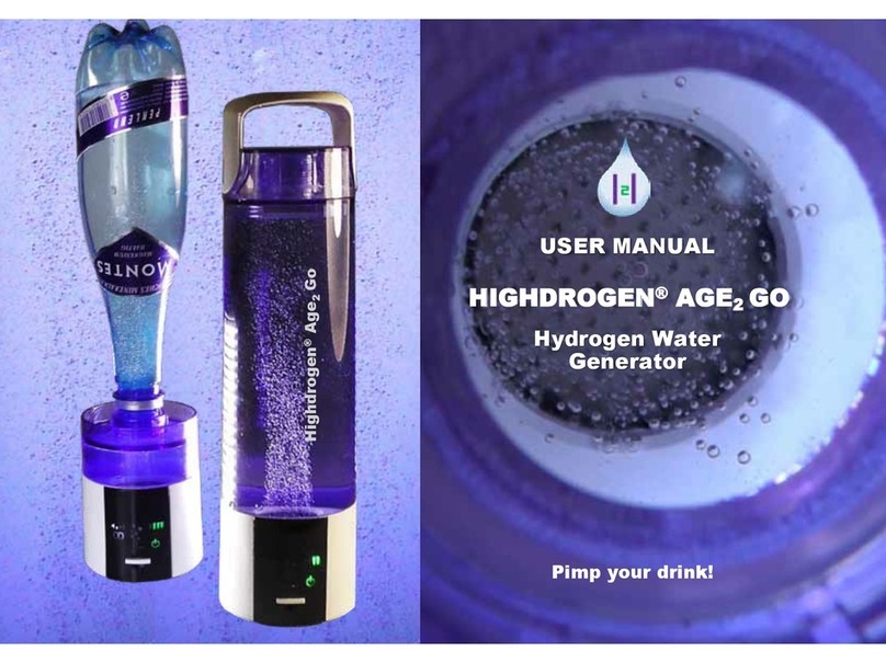 Aquacentrum HIGHDROGEN AGE2 GO user manual