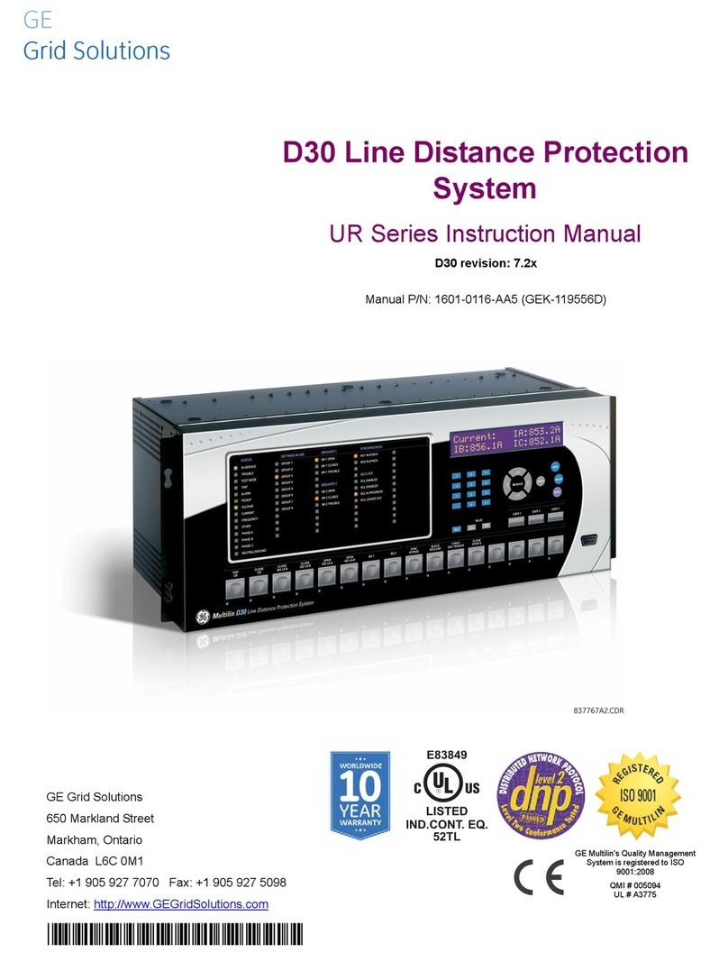 GE D30 series User manual