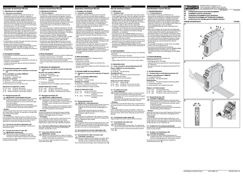 Phoenix Contact PSM-ME-RS232 Quick start guide
