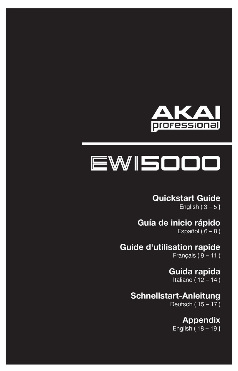 Akai EWI5000 quick start guide