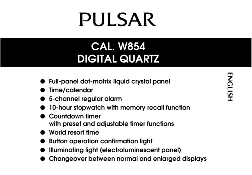 Pulsar W854 manual