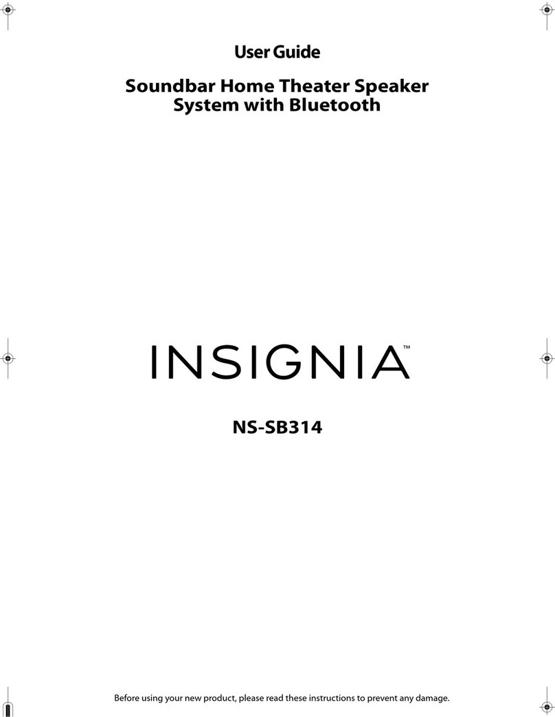 Insignia NS-SB314 User manual Insignia NS-SB314 User manual