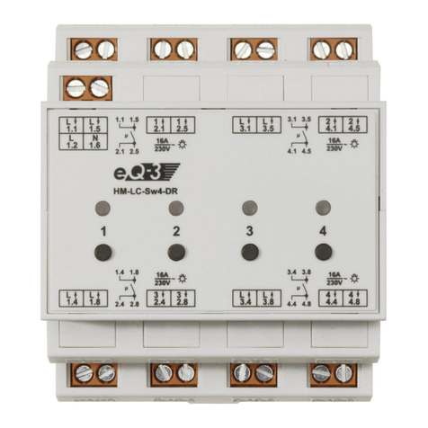 HomeMatic HM-LC-Sw4-DR Installation and operating manual