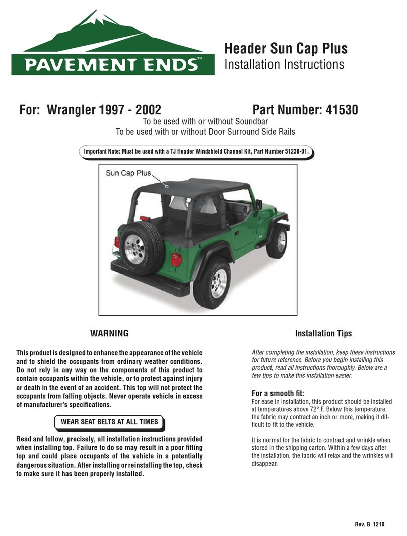 Pavement Ends 41530 installation instructions