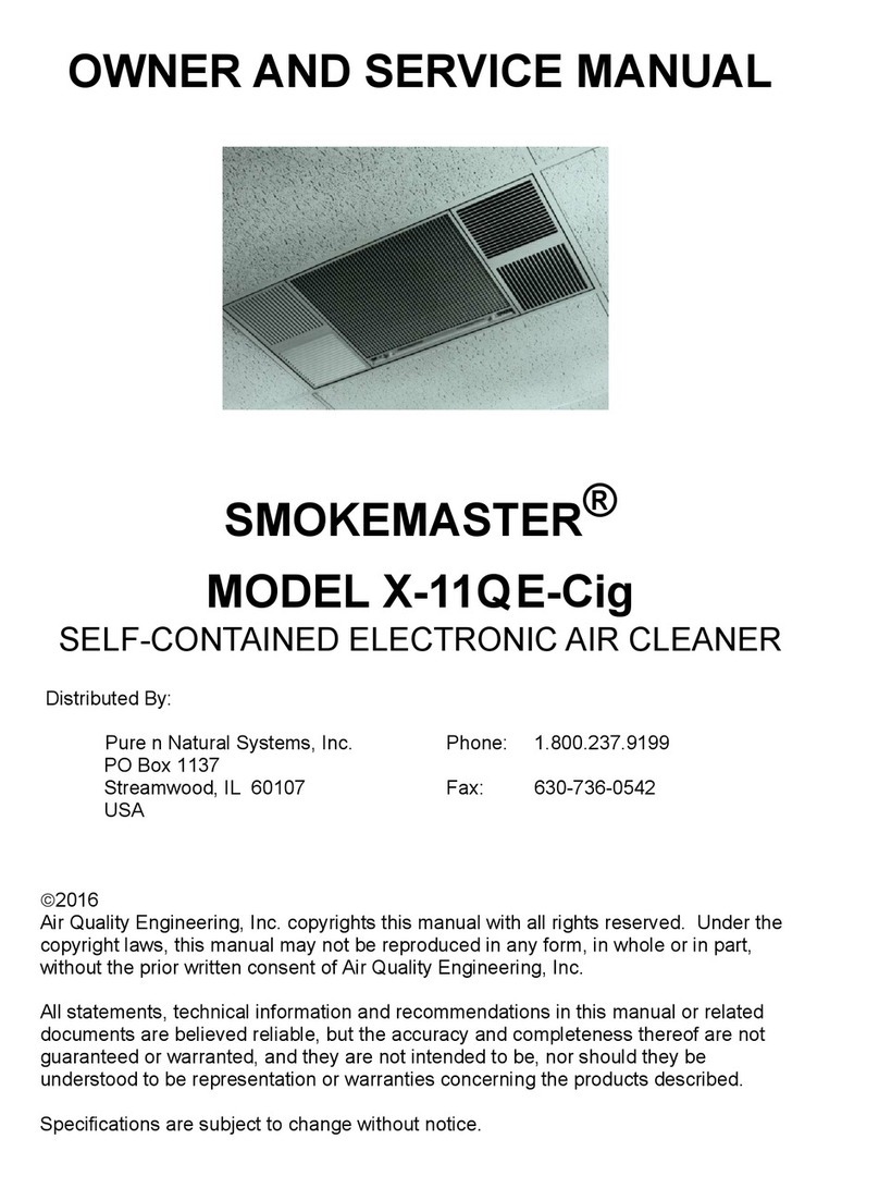 Smokemaster X-11Q E-Cig Owner's and service manual