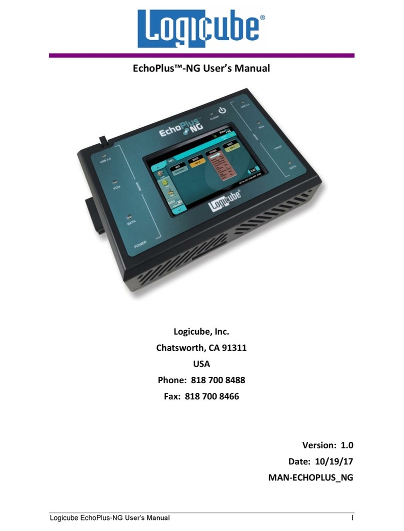 Logicube EchoPlus-NG User manual