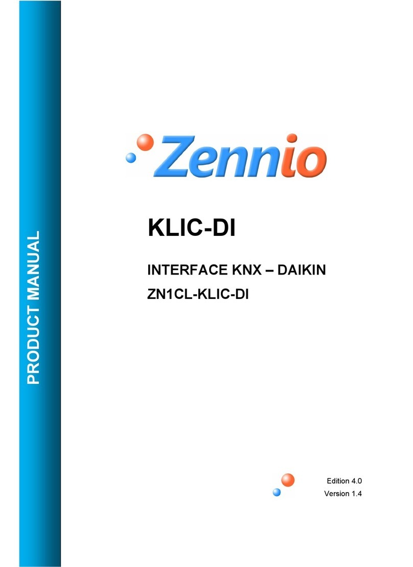 Zennio KLIC-DI product manual
