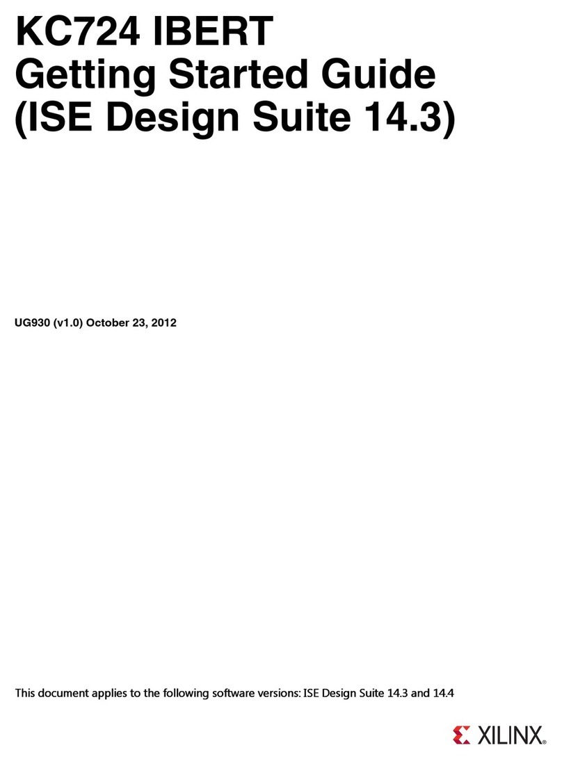 Xilinx KC724 IBERT Getting started guide