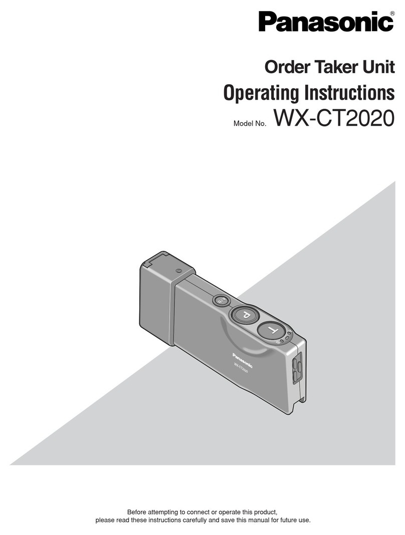 Panasonic WX-CT2020 User manual
